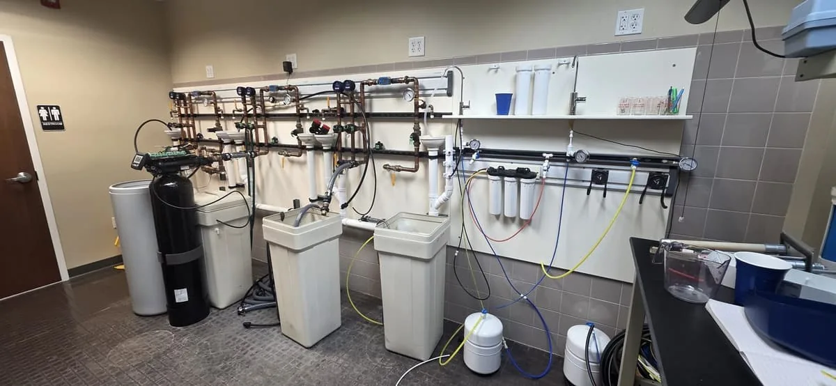 Aquonyx in-house water testing lab